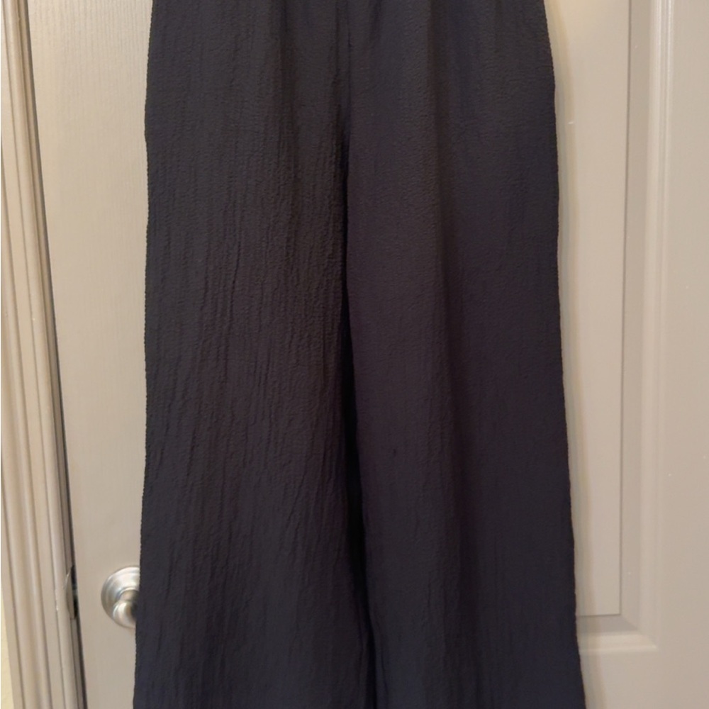 Lulu's Classic Black Wide-Leg Pants